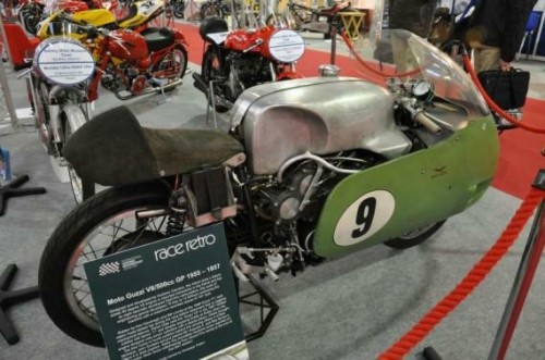 Moto Guzzi V8 at the 2011 Race Retro Show