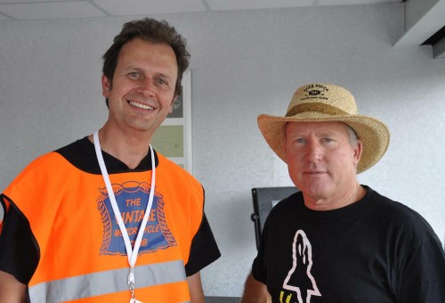 Kenny Roberts and me - Kenny is the one on the right!