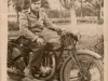 Hank Novak on Motorcycle 1944 - Italy WWII