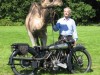 1925 Brough Superior SS100 and a camel….