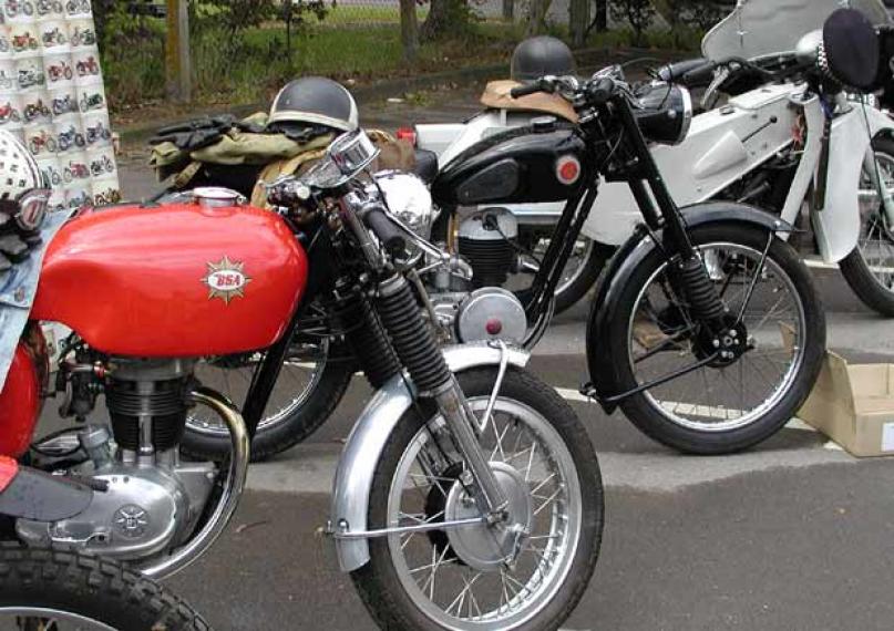 Taken at the 2004 Cricklade classic rally They are a 1960 ish BSA C15 cafe