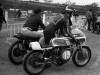 Tony Smith and BSA Victor at Mallory Park Paddock in 1970