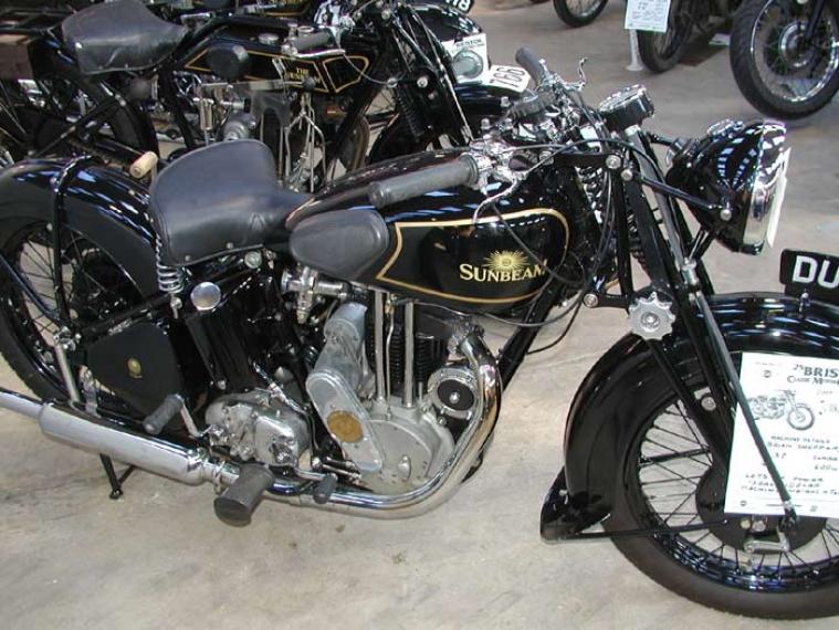 In the background you can also see a 1927 Sunbeam 500cc OHV